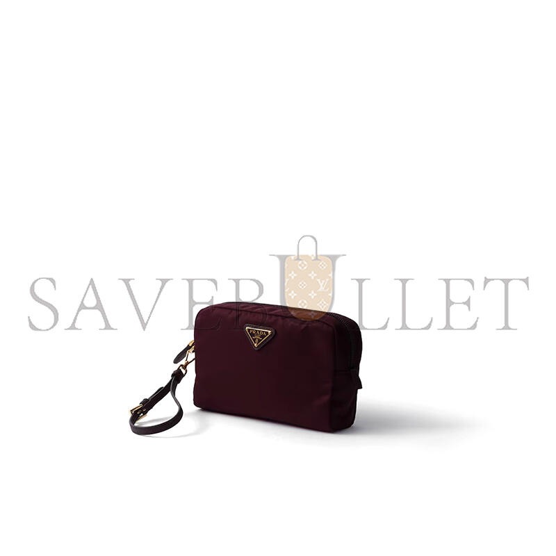 Pra*a small re-nylon pouch 1ns021 (17*11*5.5cm)